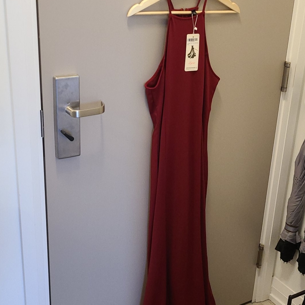 Burgundy Dress